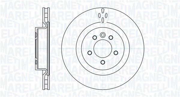 MAGNETI MARELLI Тормозной диск 361302040430